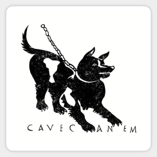 Cave Canem "Beware the Dog" Sticker